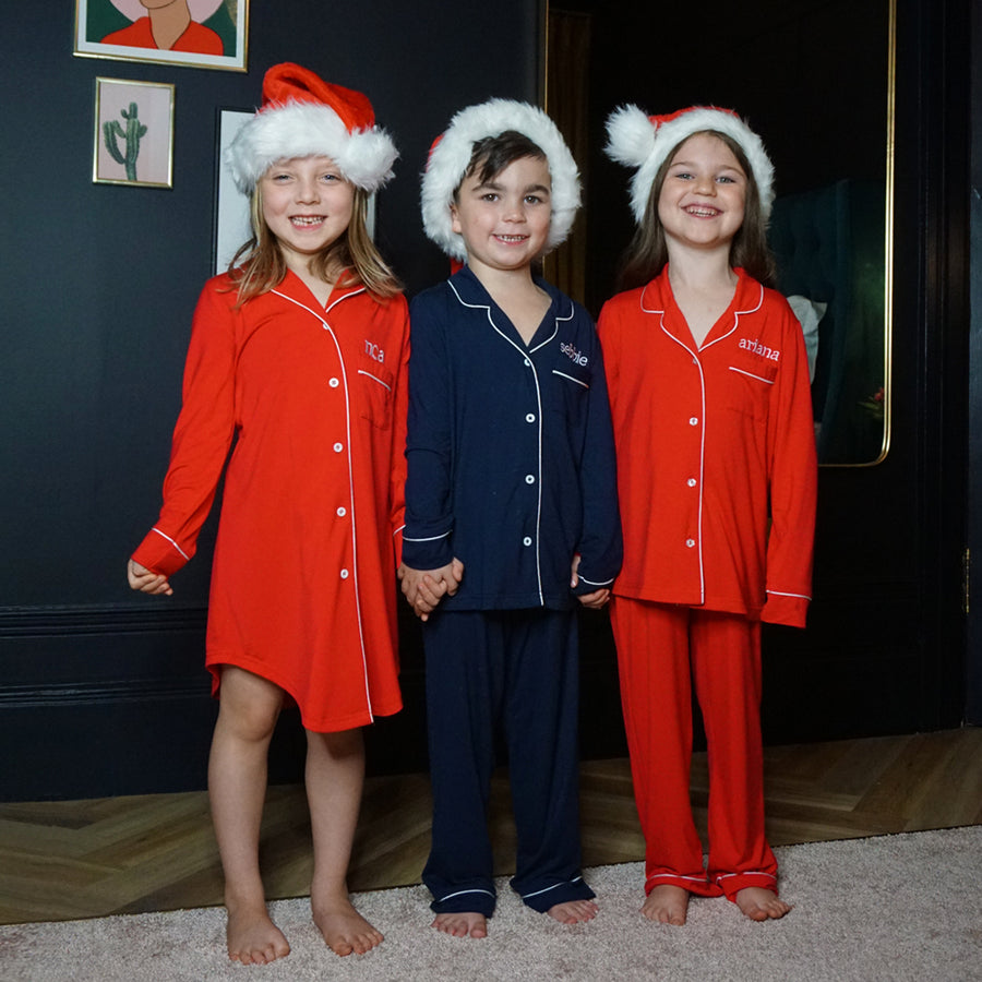 Red Kids Pyjama Set
